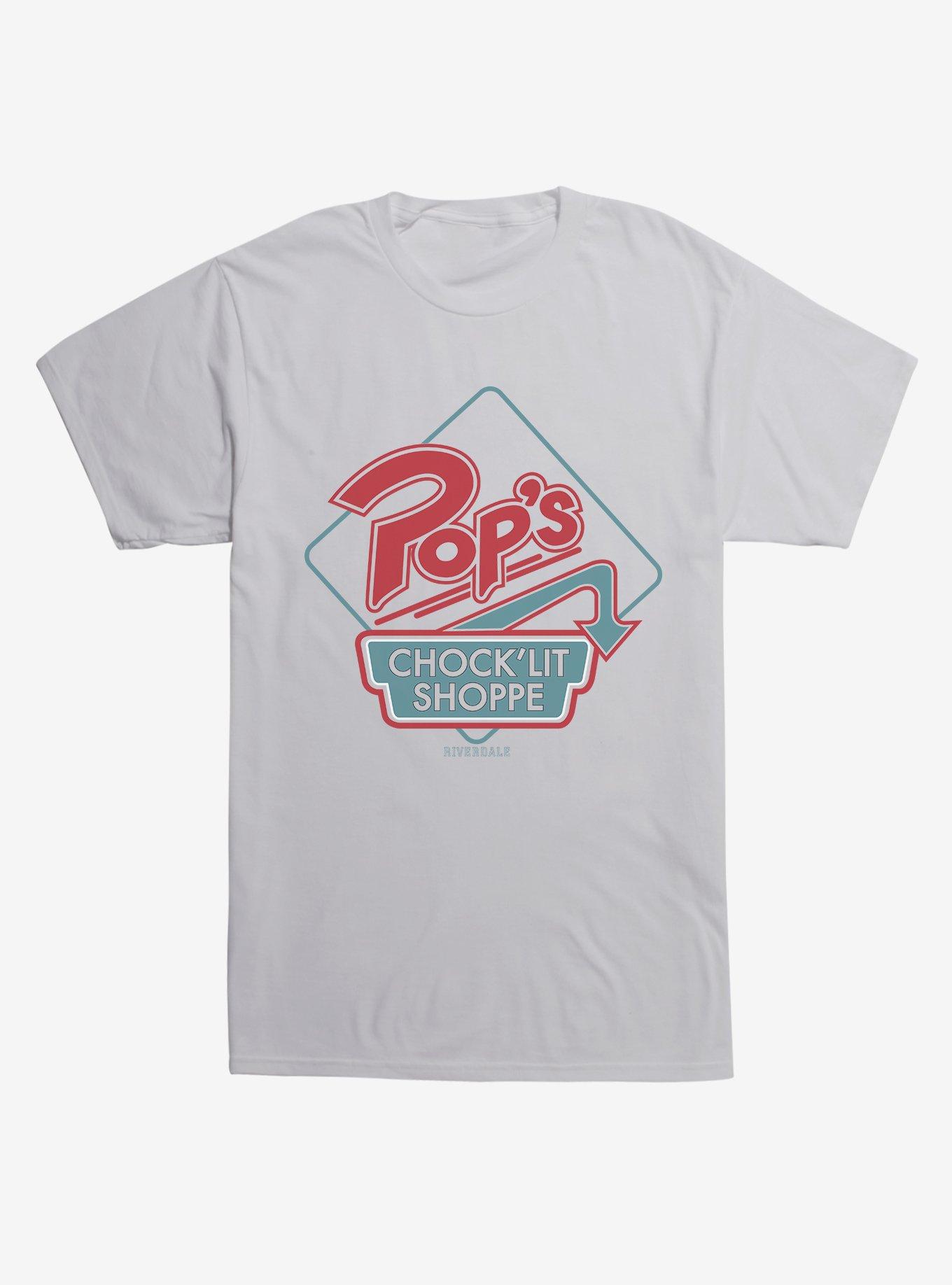 Riverdale Pop's Logo T-Shirt, SILVER, hi-res