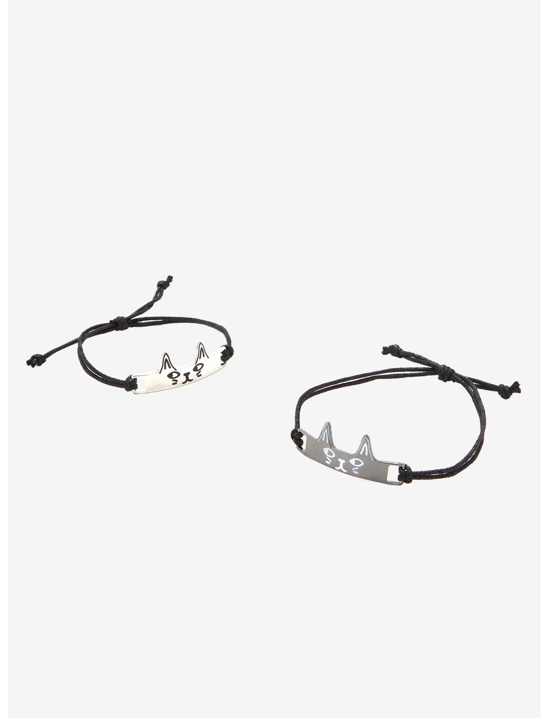 Cat Best Friend Cord Bracelet Set, , hi-res