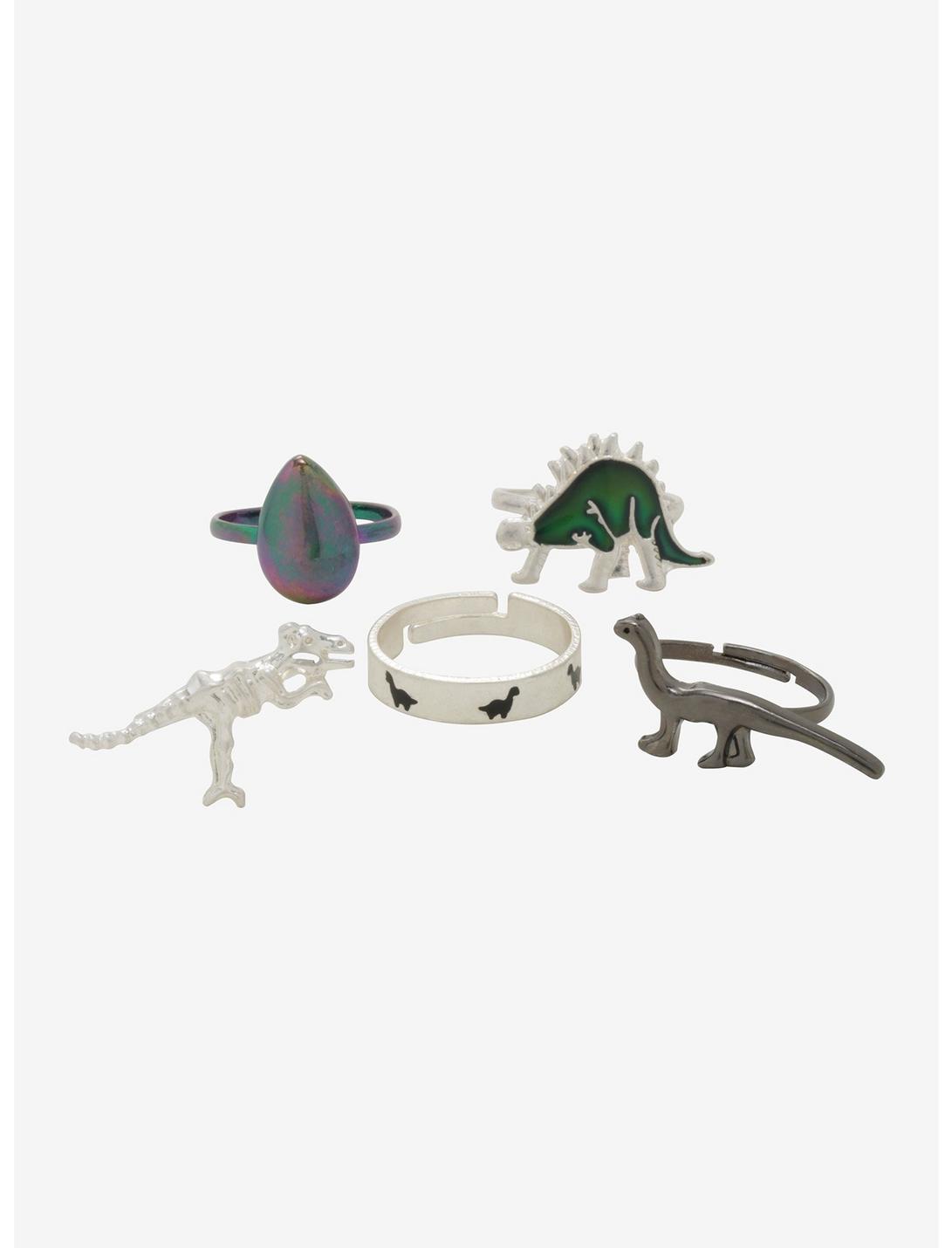 Dinosaur Mood Ring Set, , hi-res