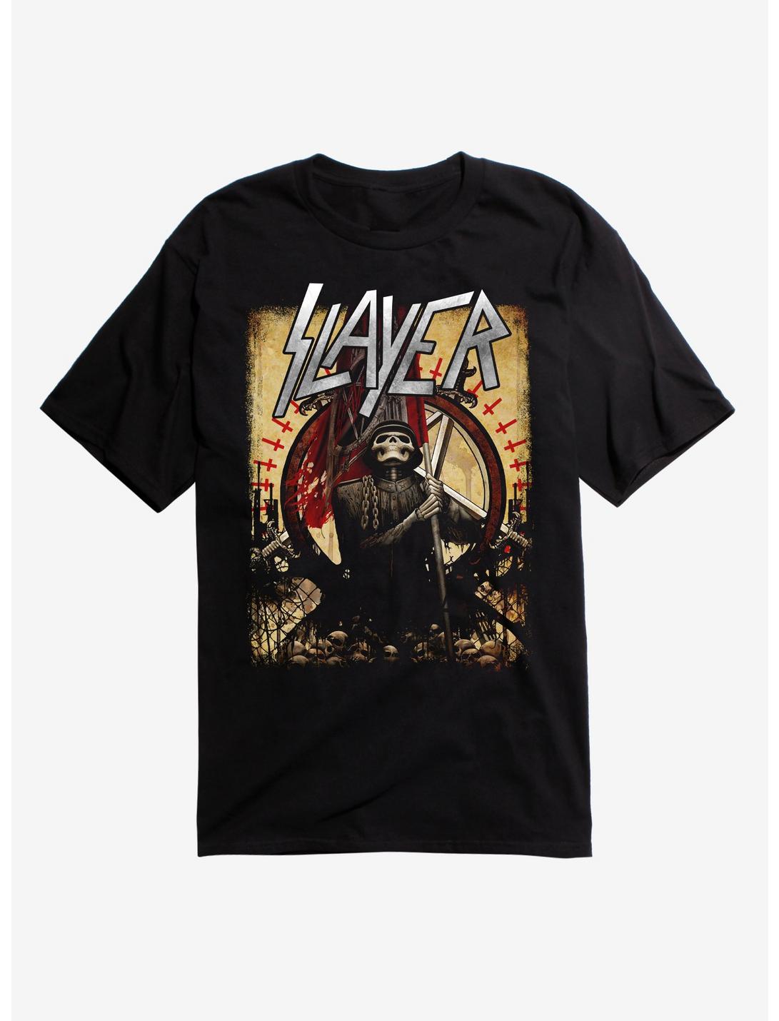 Slayer Skeleton Soldier T-Shirt, BLACK, hi-res