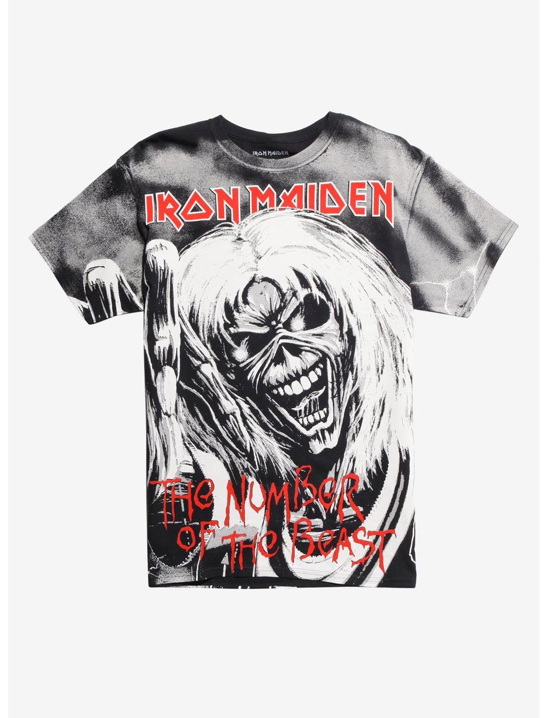 Iron Maiden The Number Of The Beast T-Shirt, BLACK, hi-res