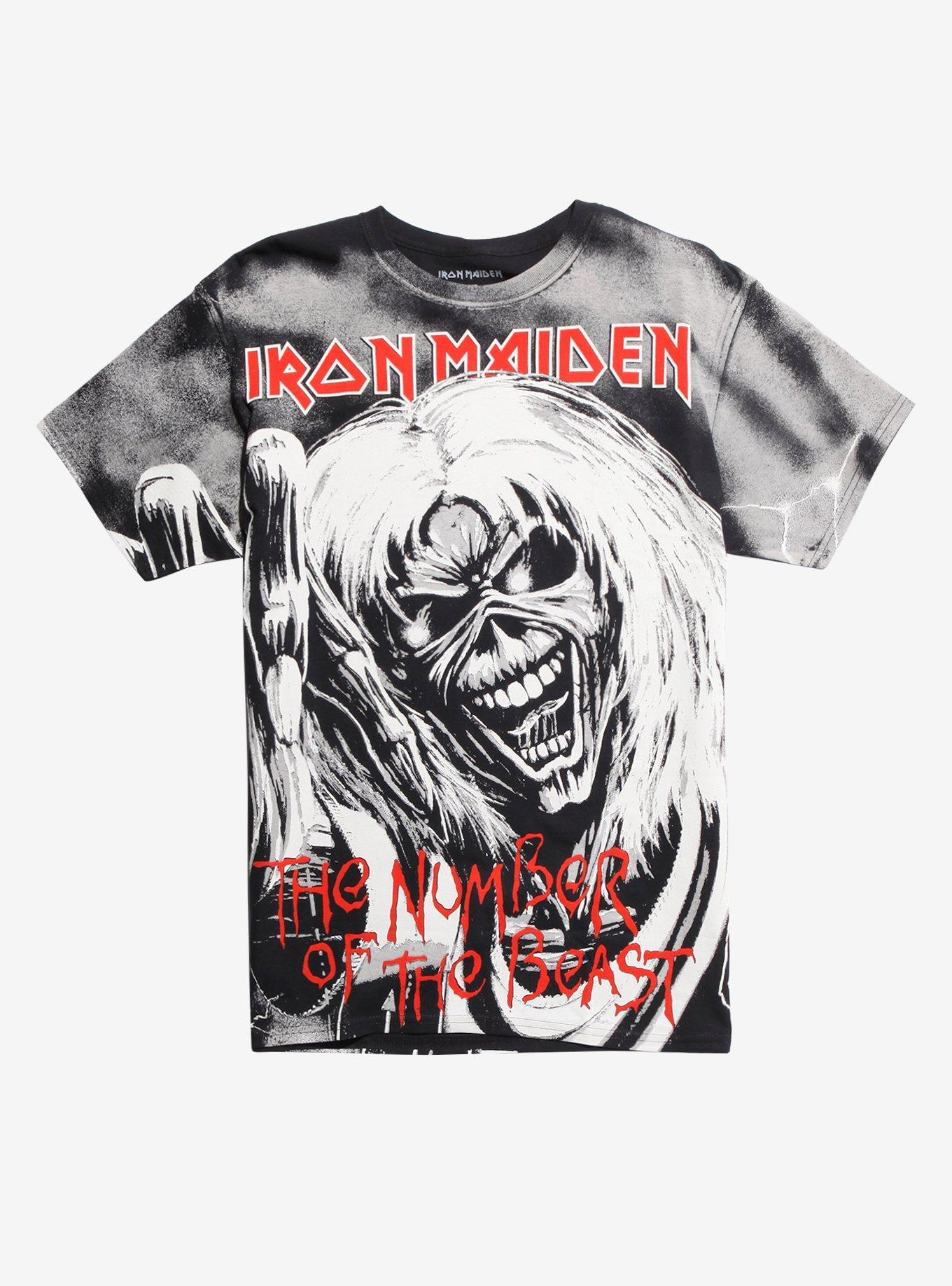Iron Maiden The Number Of The Beast T-Shirt, BLACK, hi-res