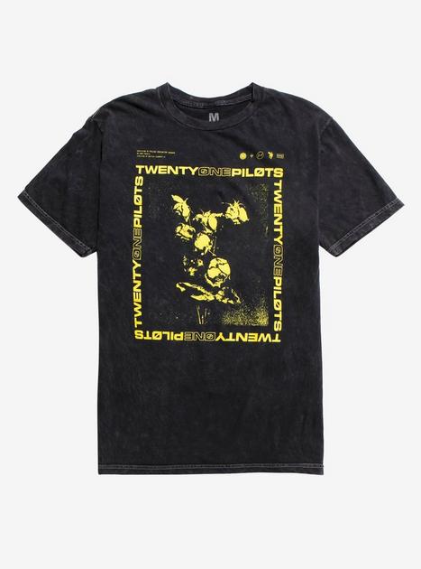 Twenty One Pilots Wilted Roses Acid Wash T-Shirt | Hot Topic