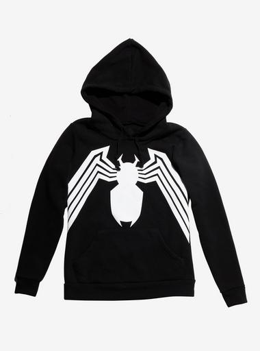 Marvel Venom Logo Hoodie Hot Topic