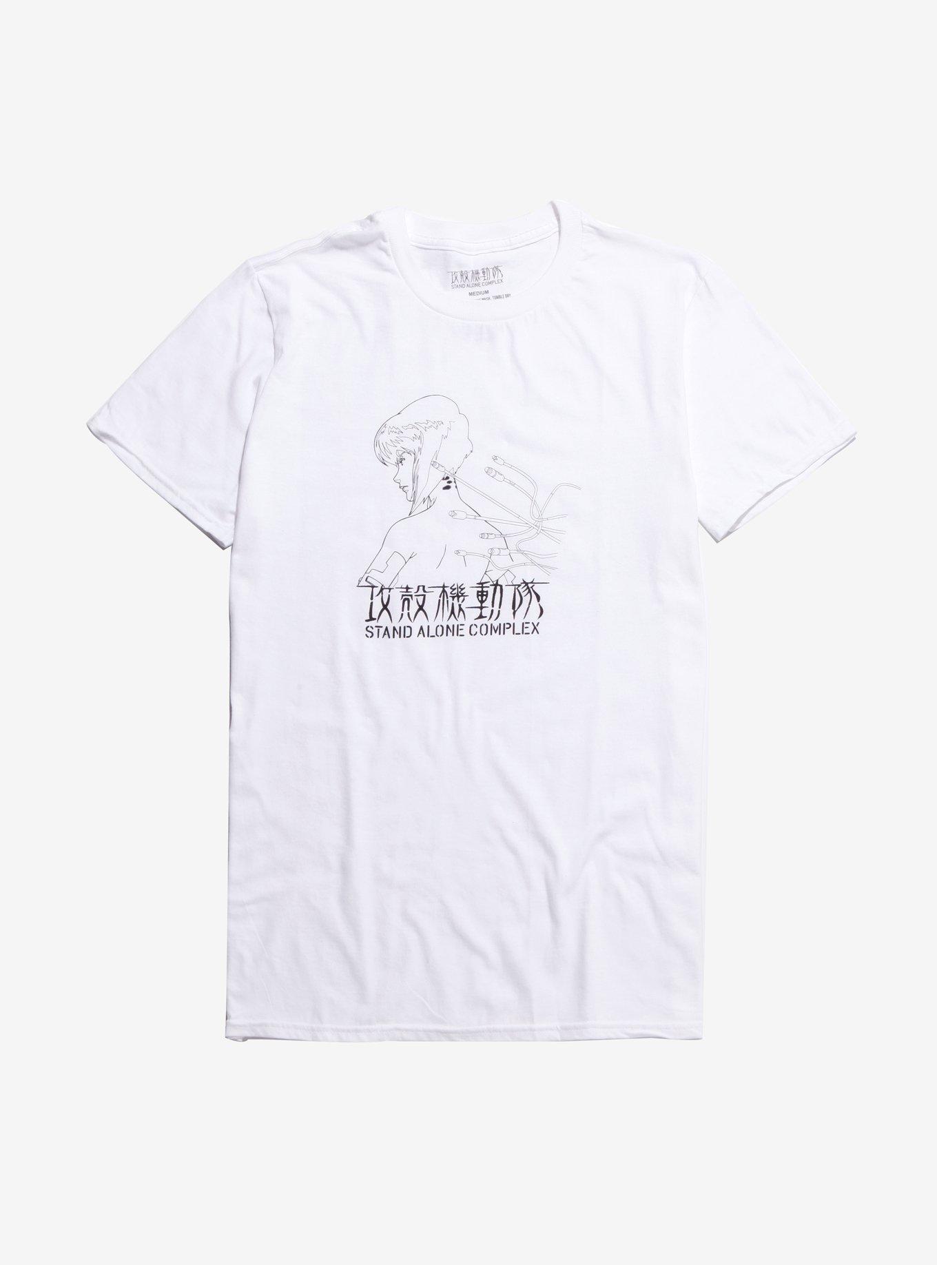 Ghost In The Shell: Stand Alone Complex Motoko Kusanagi T-Shirt, BLACK, hi-res