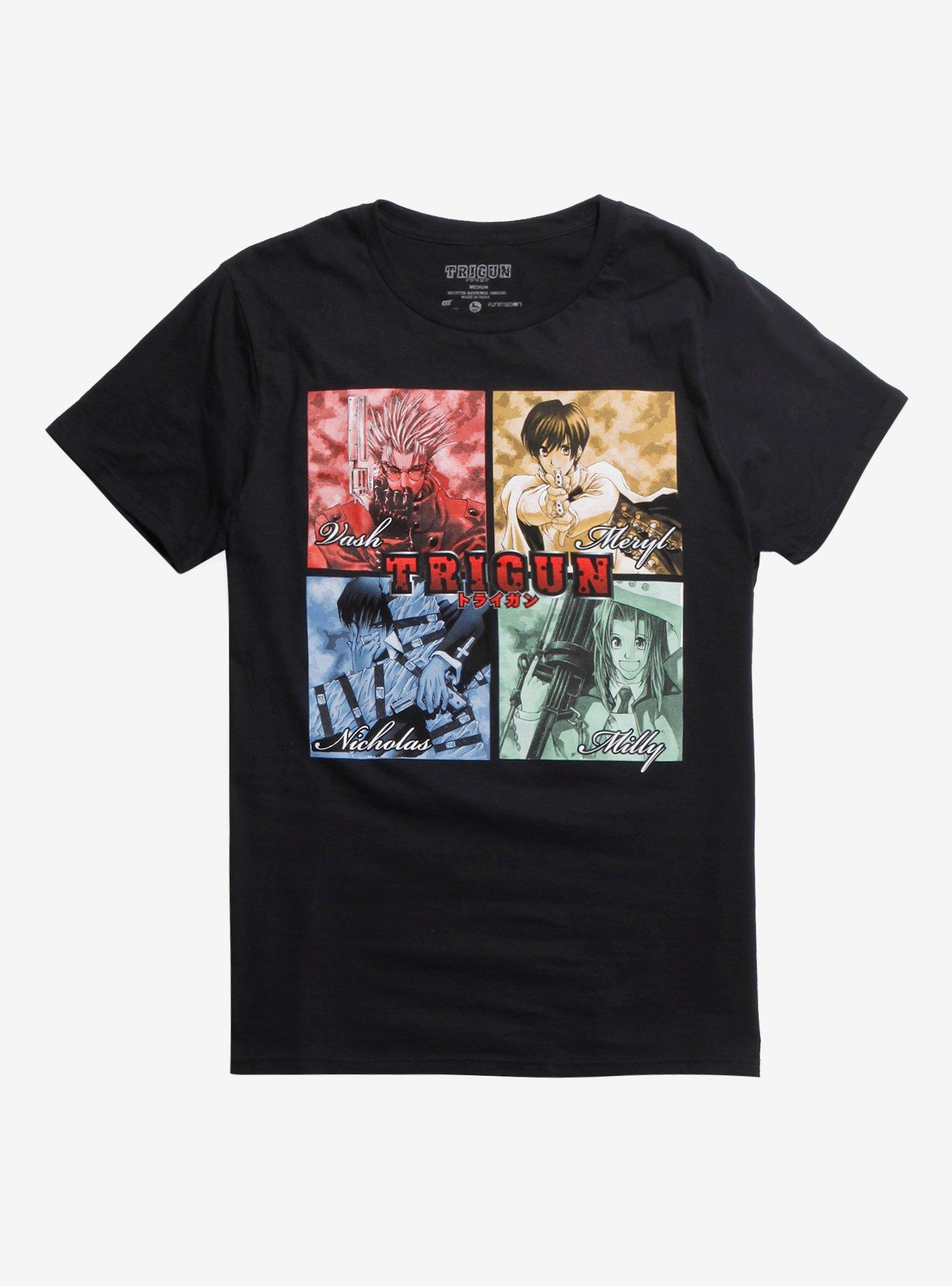 Trigun Color Grid T-Shirt, MULTI, hi-res