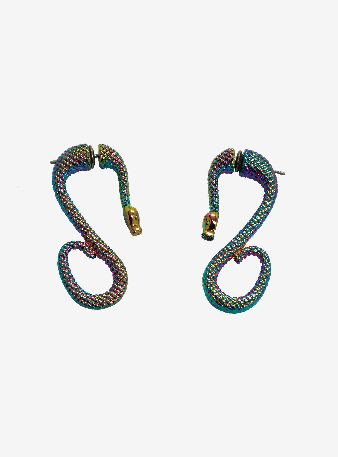 Blackheart Anodized Snake Faux Tunnels, , hi-res