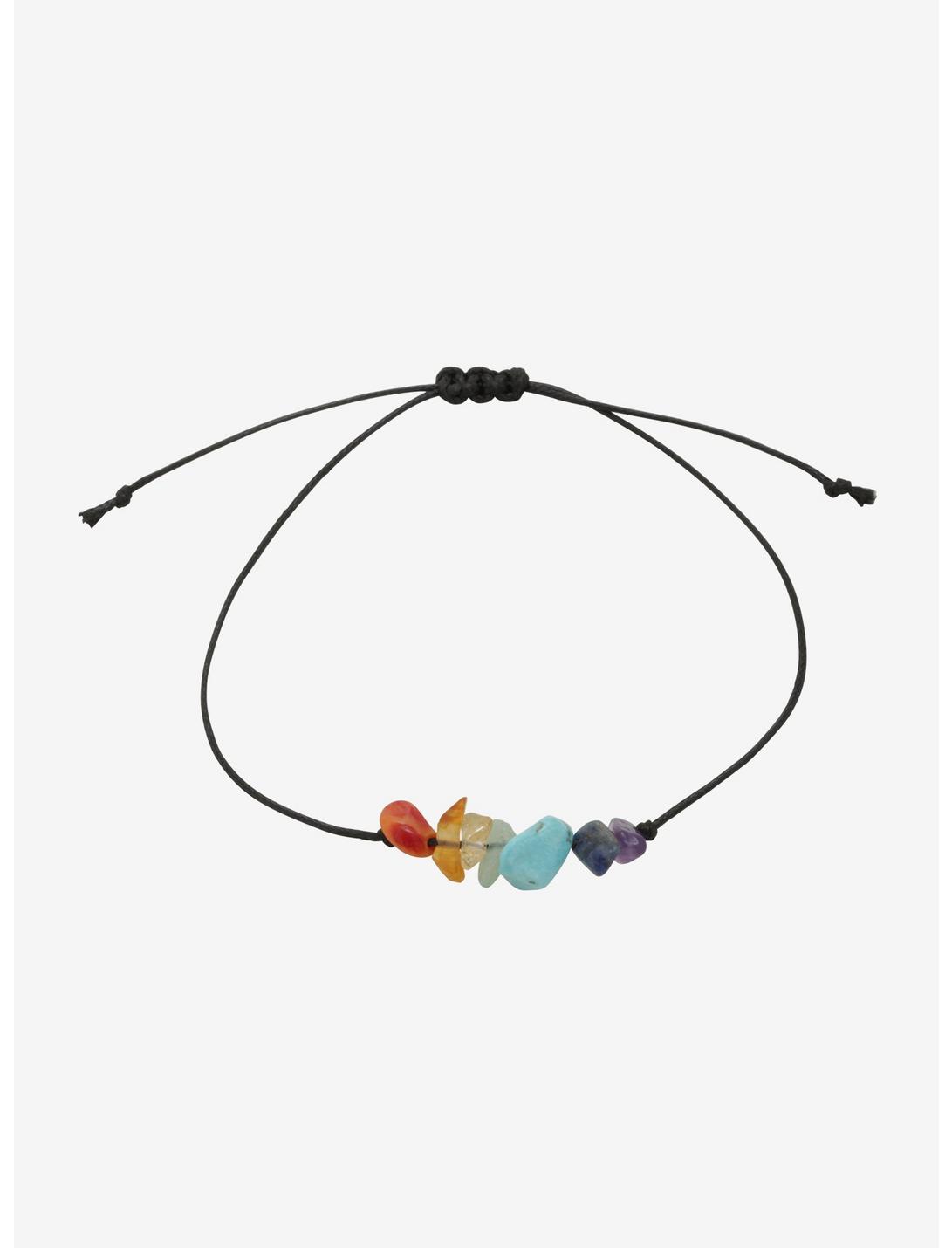 Rainbow Chakra Cord Bracelet, , hi-res