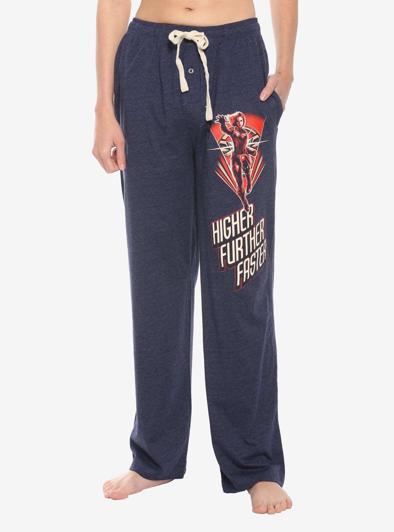 Marvel Captain Marvel Higher Further Faster Pajama Pants, MULTI, hi-res