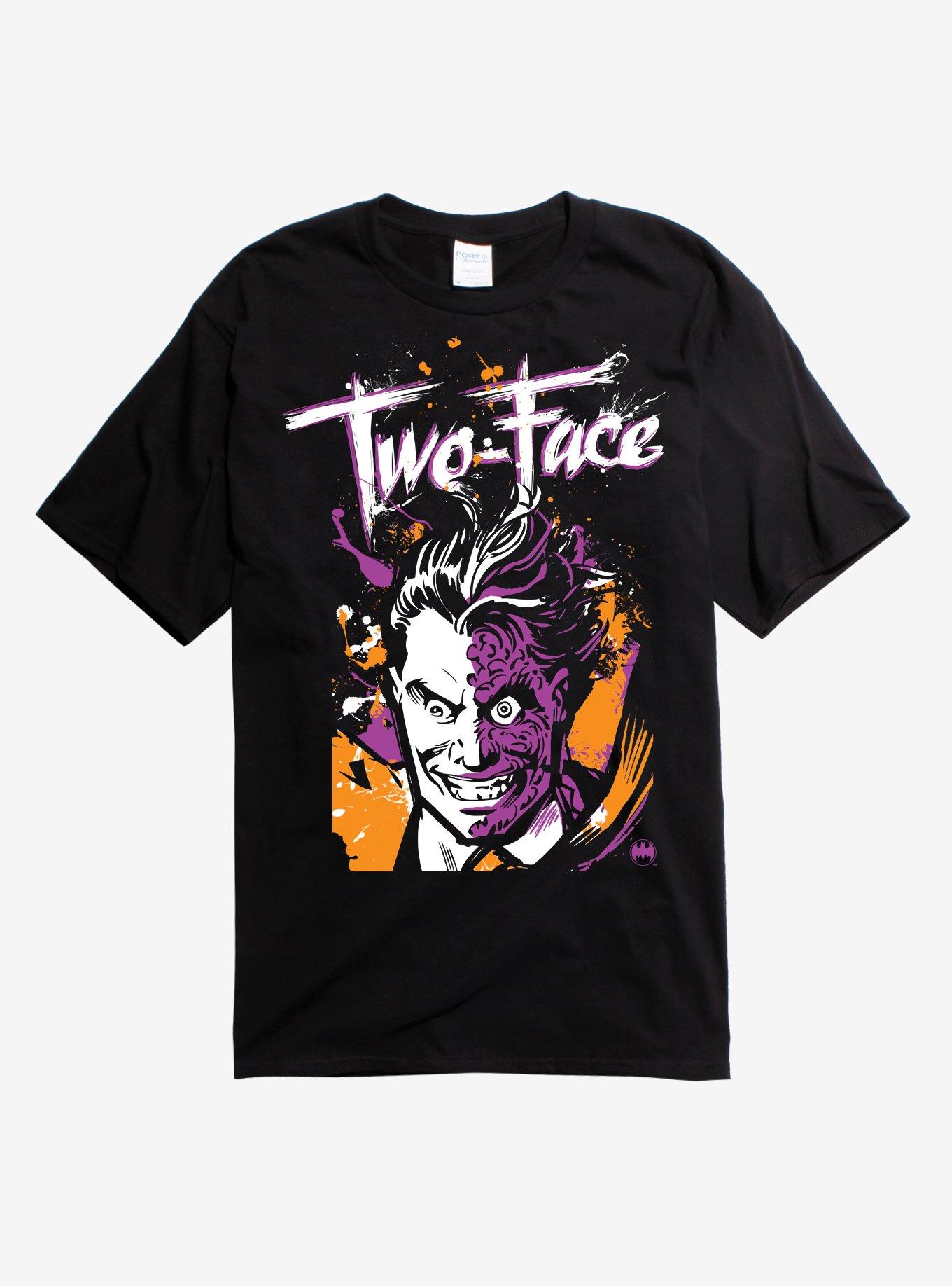 DC Comics Batman Villains Two Face T Shirt Hot Topic