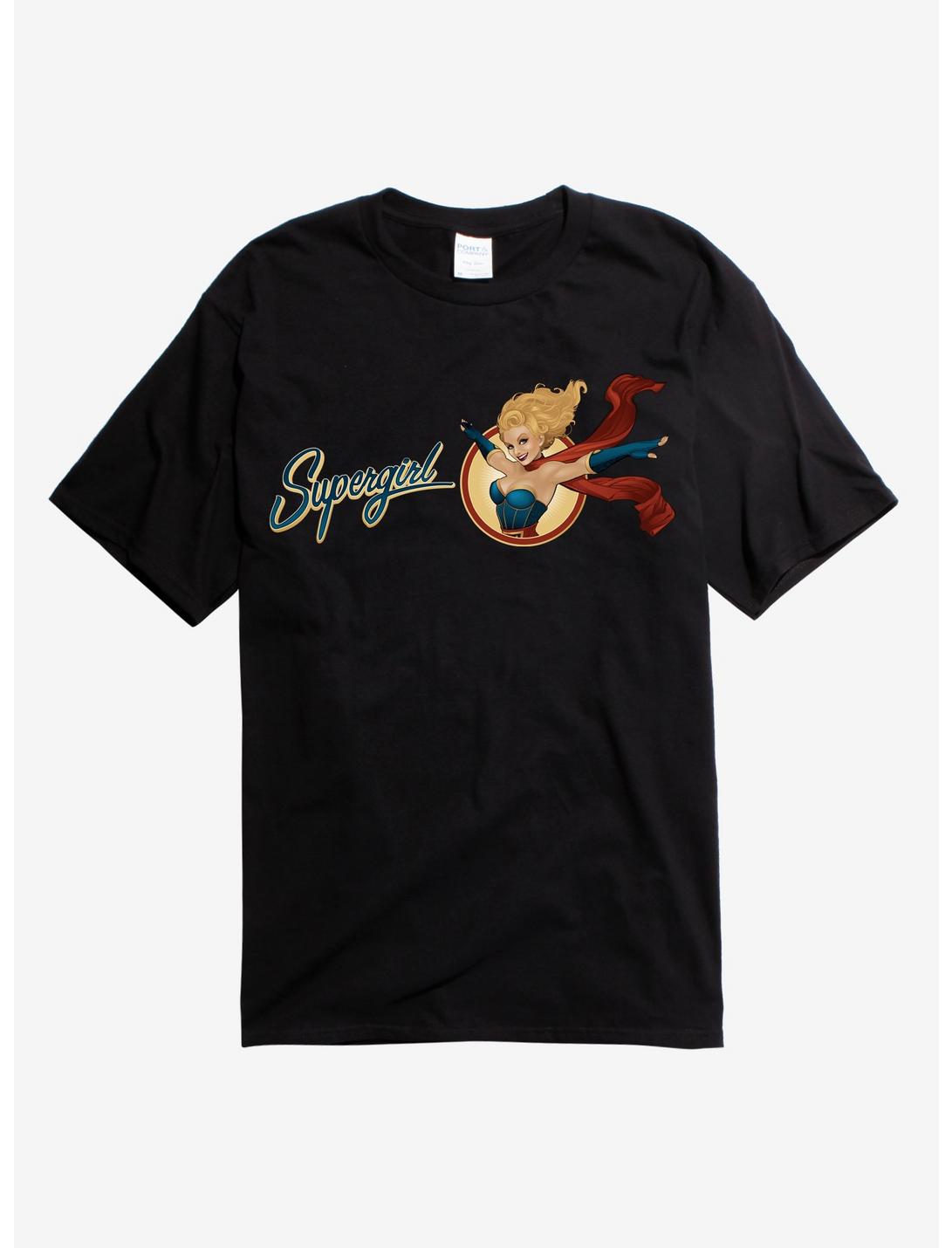 DC Comics Supergirl T-Shirt, BLACK, hi-res