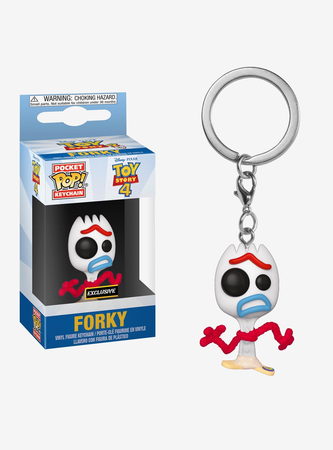 Funko Disney Pixar Toy Story 4 Pocket Pop! Forky Vinyl Key Chain Hot Topic Exclusive, , hi-res