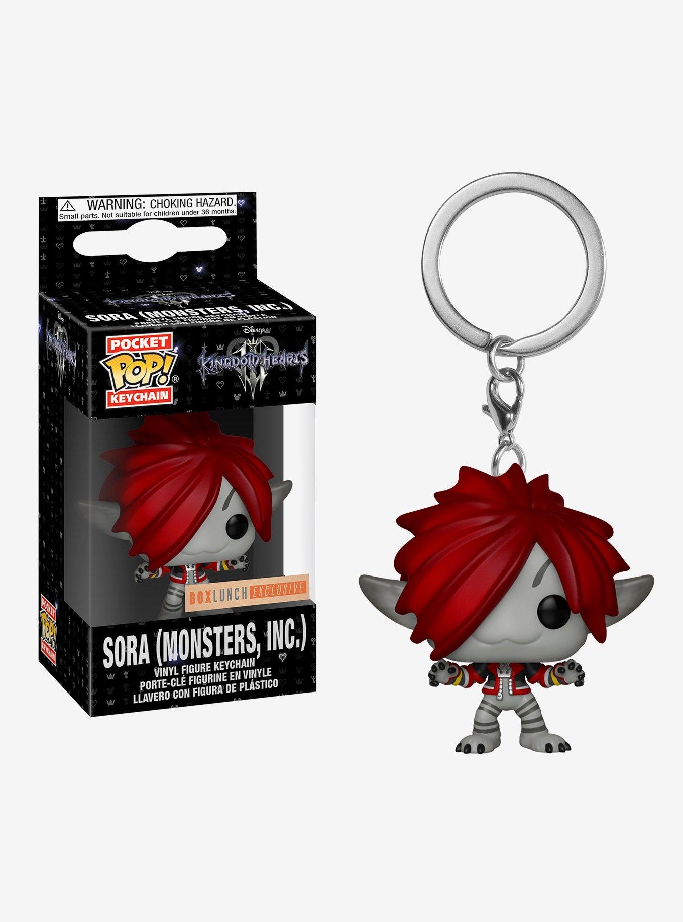 Funko Pocket Pop! Disney Kingdom Hearts III Sora (Monsters, Inc.) Vinyl Key Chain - BoxLunch Exclusive, , hi-res