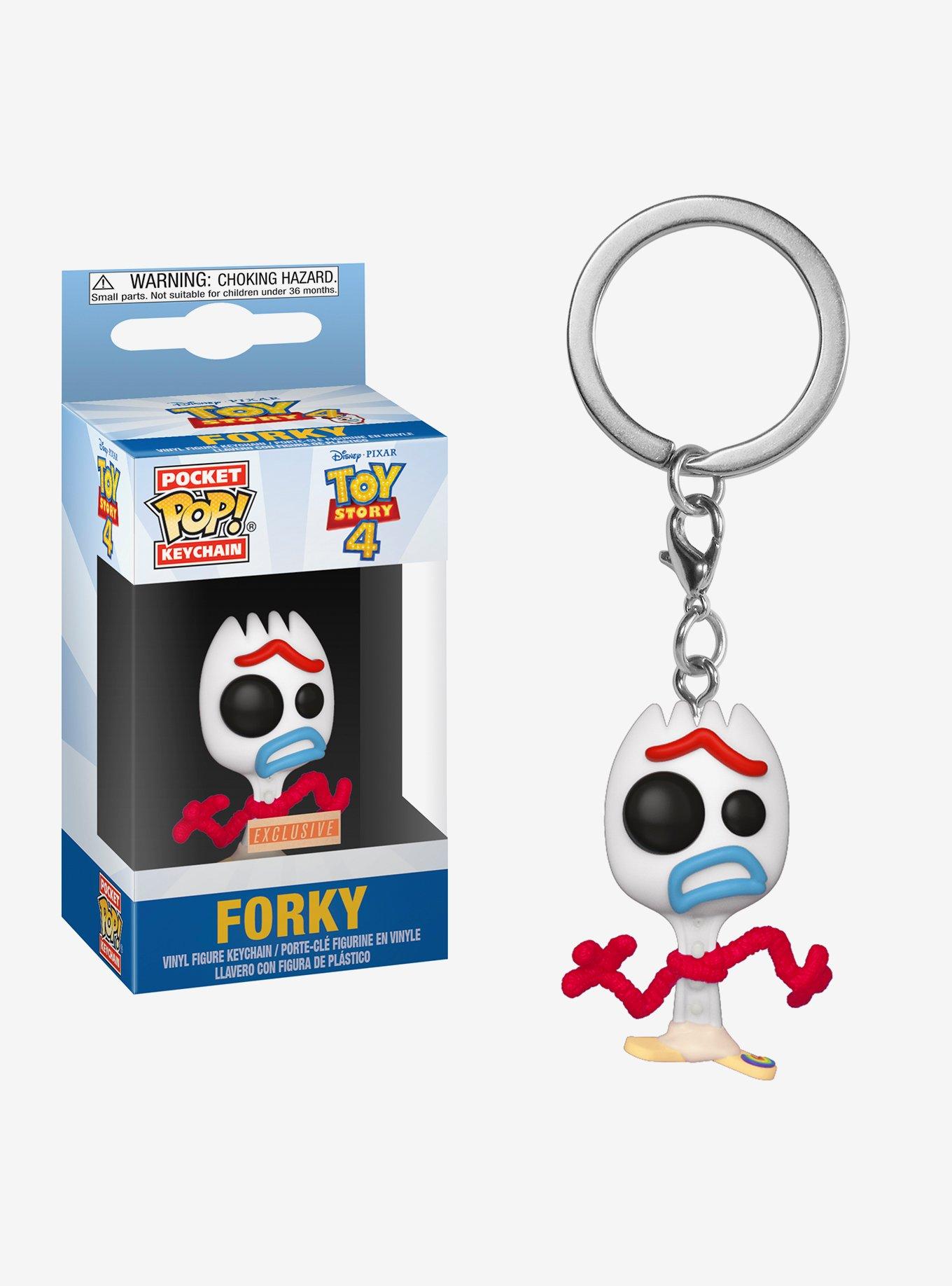 Funko Pocket Pop! Disney Pixar Toy Story 4 Forky Vinyl Keychain - BoxLunch Exclusive, , hi-res