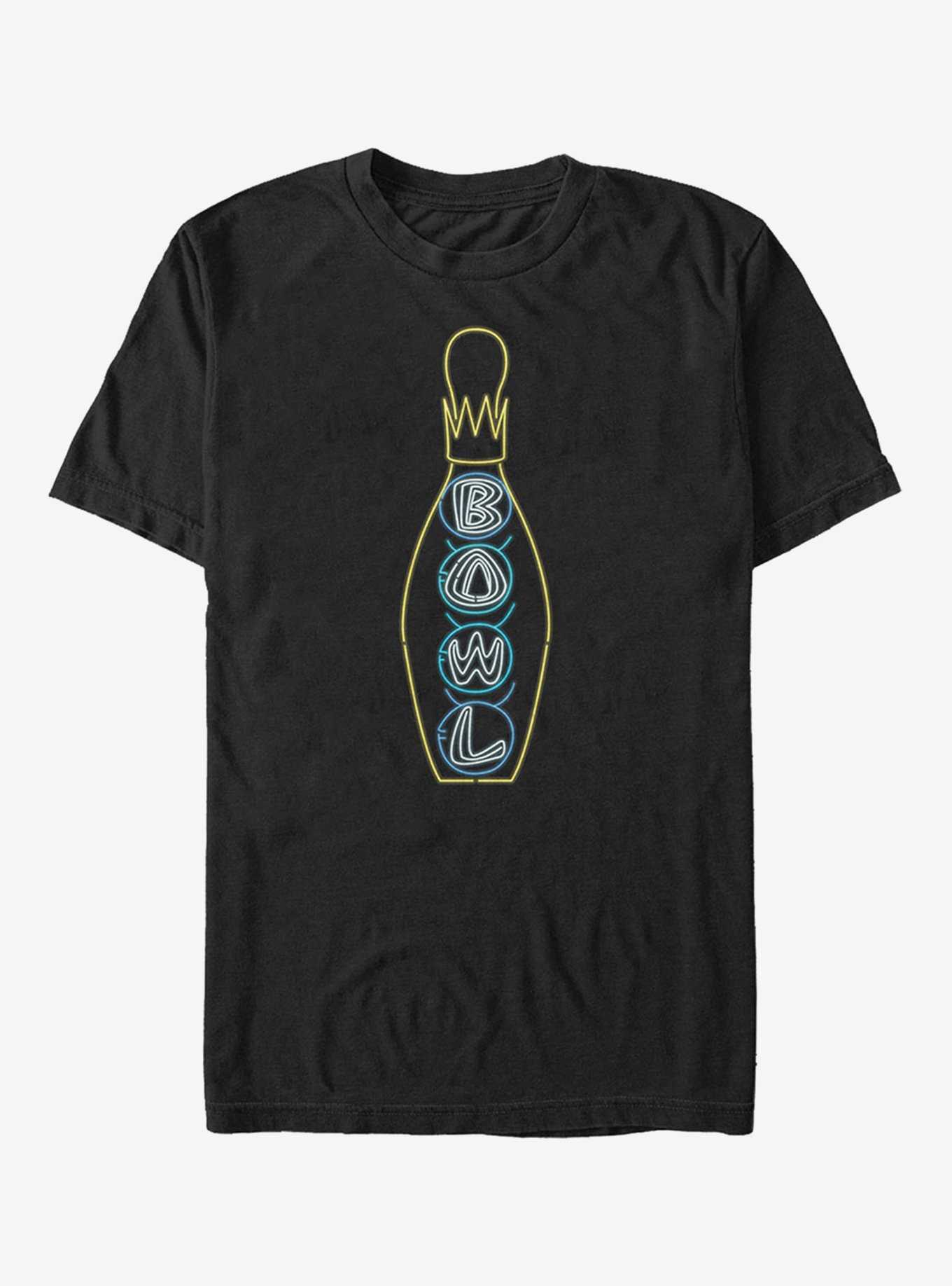 Bowling Neon Light Print T-Shirt, , hi-res