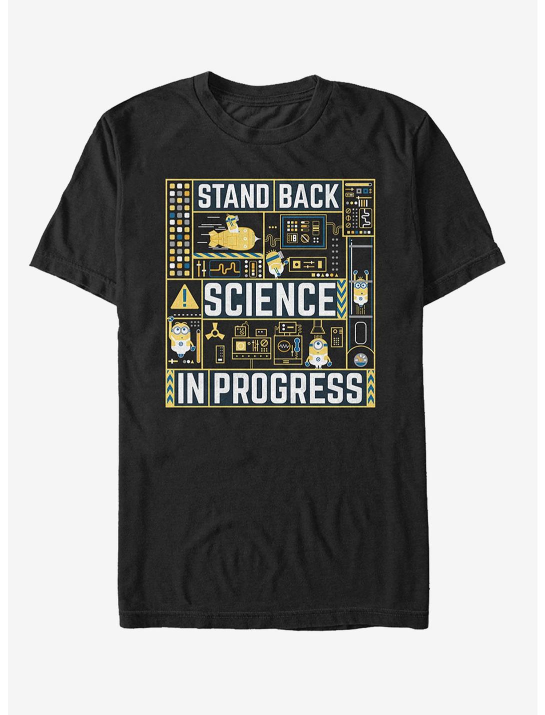 Minions Science in Progress T-Shirt, BLACK, hi-res
