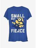 Minion Small But Fierce Girls T-Shirt, ROYAL, hi-res