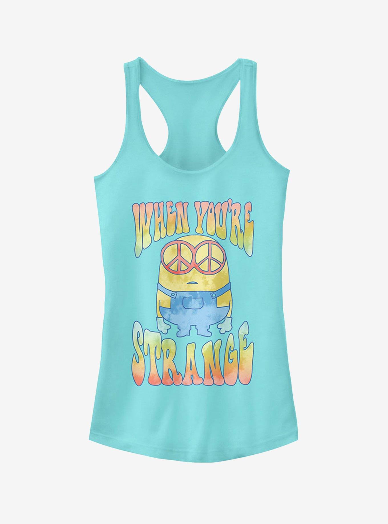 Minion Tie-Dye Strange Girls Tank, CANCUN, hi-res