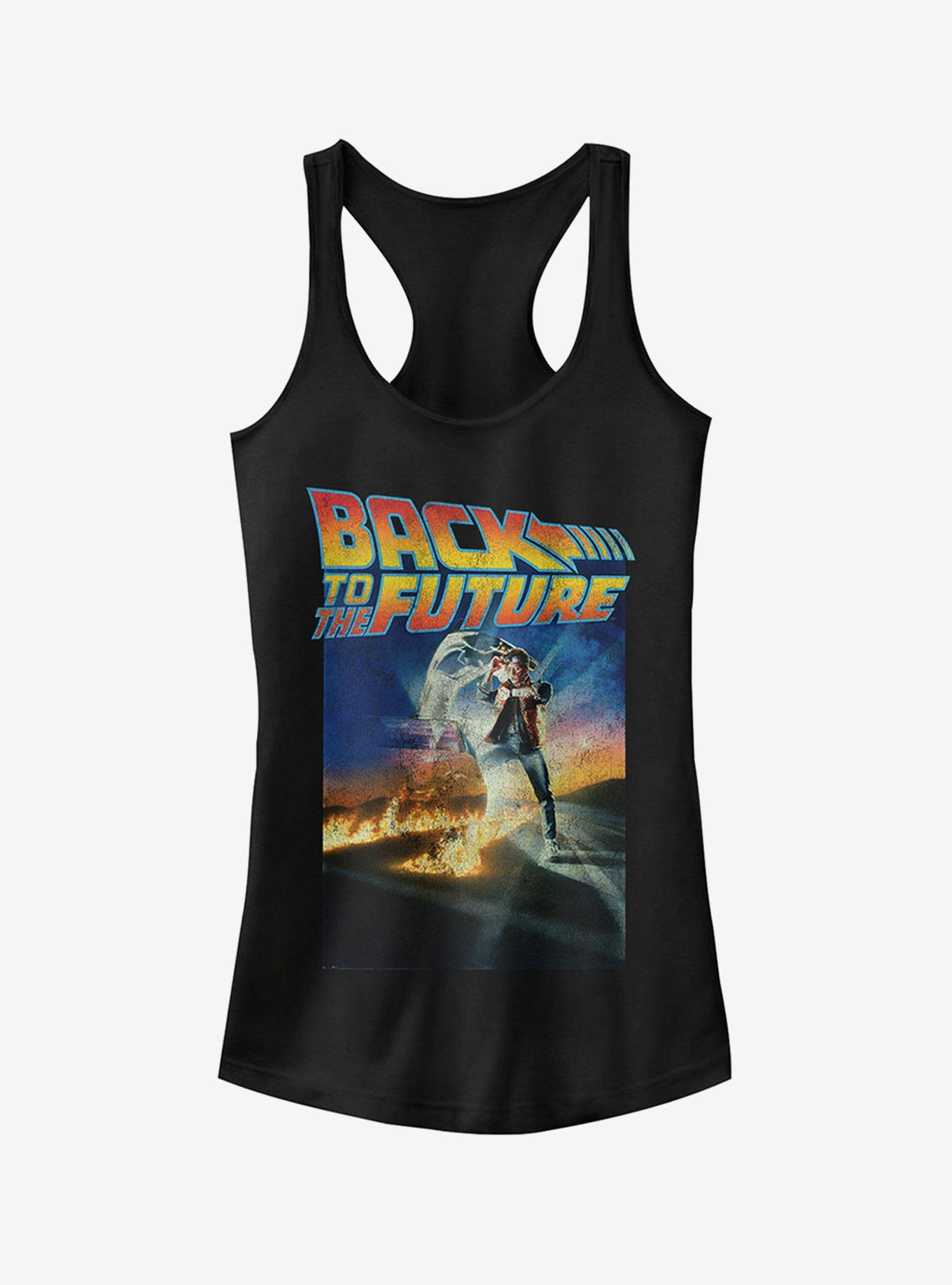 Retro Marty McFly Poster Girls Tank