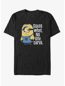 Minion No One Cares T-Shirt, , hi-res