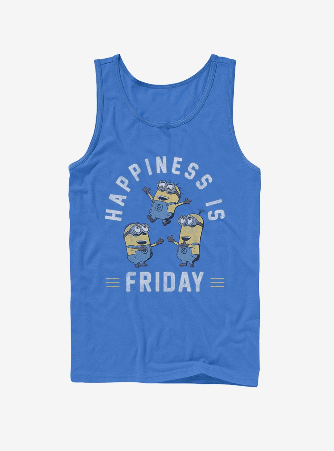 Minion Happiness is Friday Tank, ROYAL, hi-res