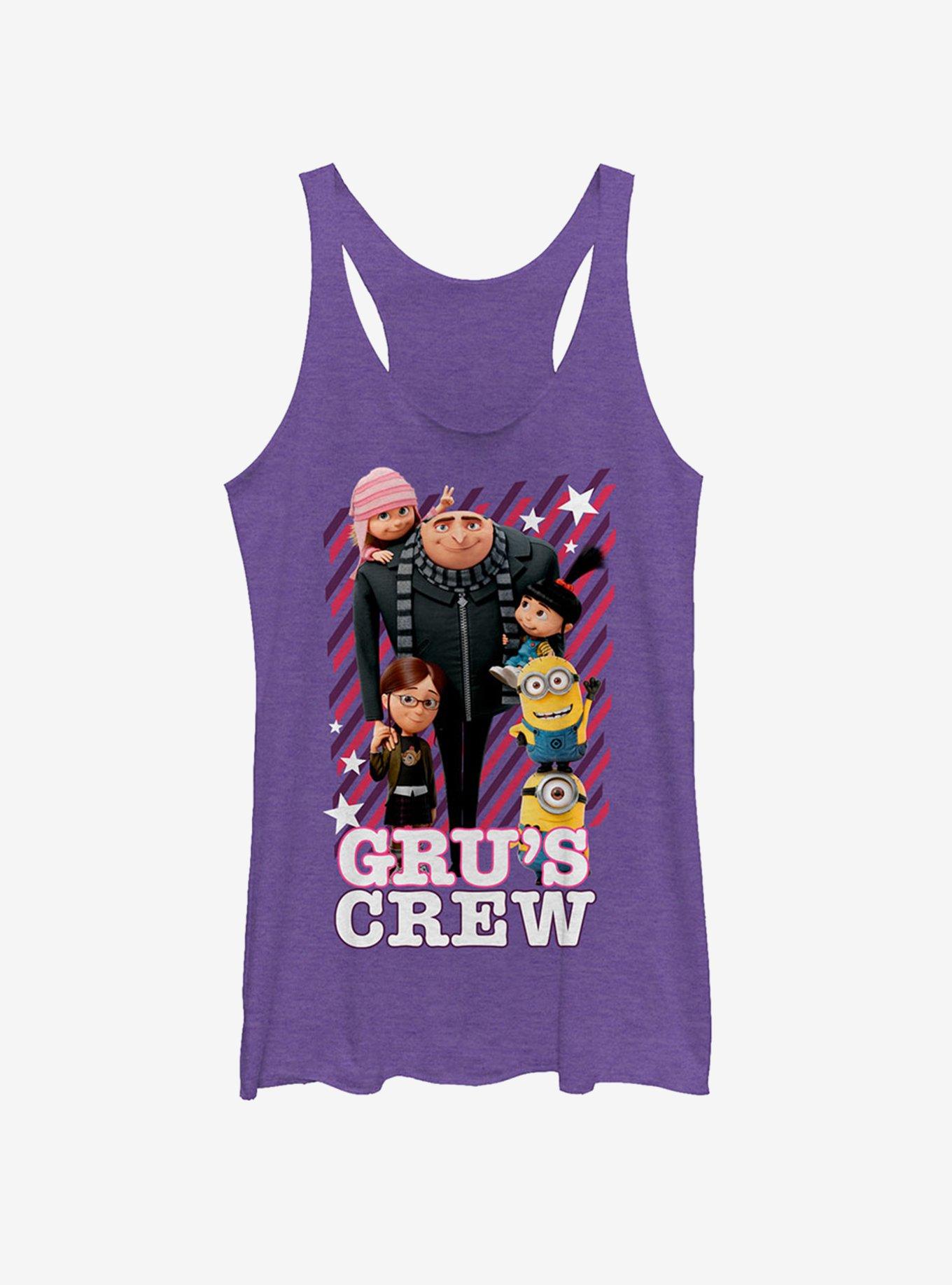 Gru's Crew Streaks Girls Tank, PUR HTR, hi-res