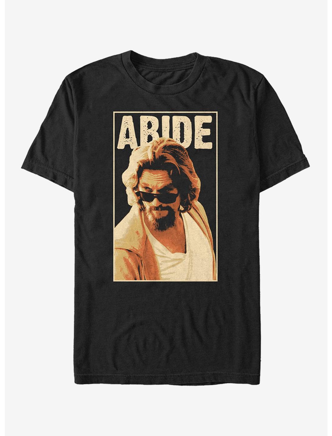 The Dude Abides Sunglasses Pose T-Shirt, BLACK, hi-res