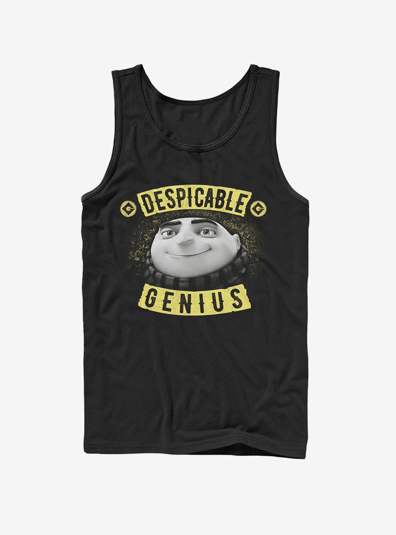 Evil Genius Gru Banner Tank, BLACK, hi-res