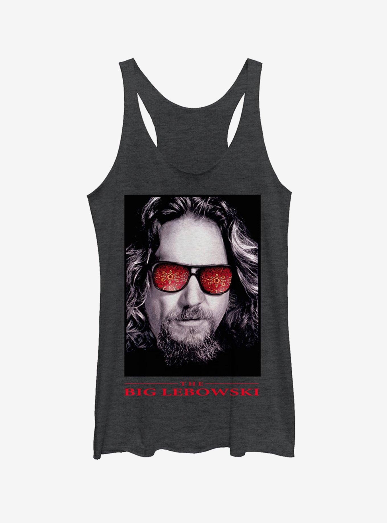 The Dude Sunglasses Poster Girls Tank, BLK HTR, hi-res