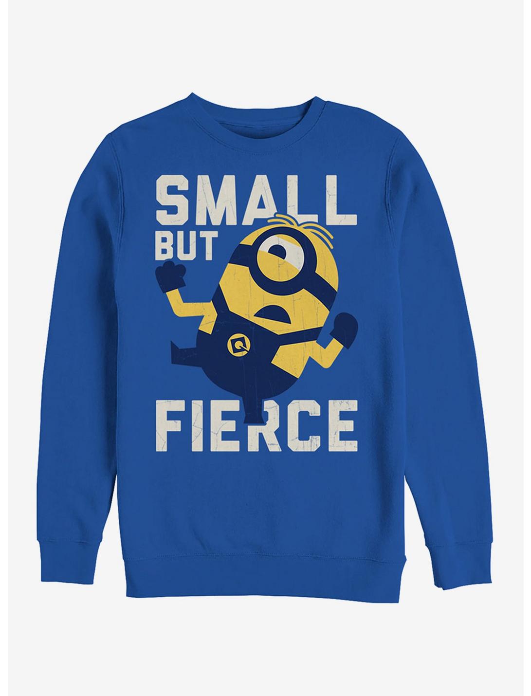 Minion Small But Fierce Sweatshirt, ROYAL, hi-res