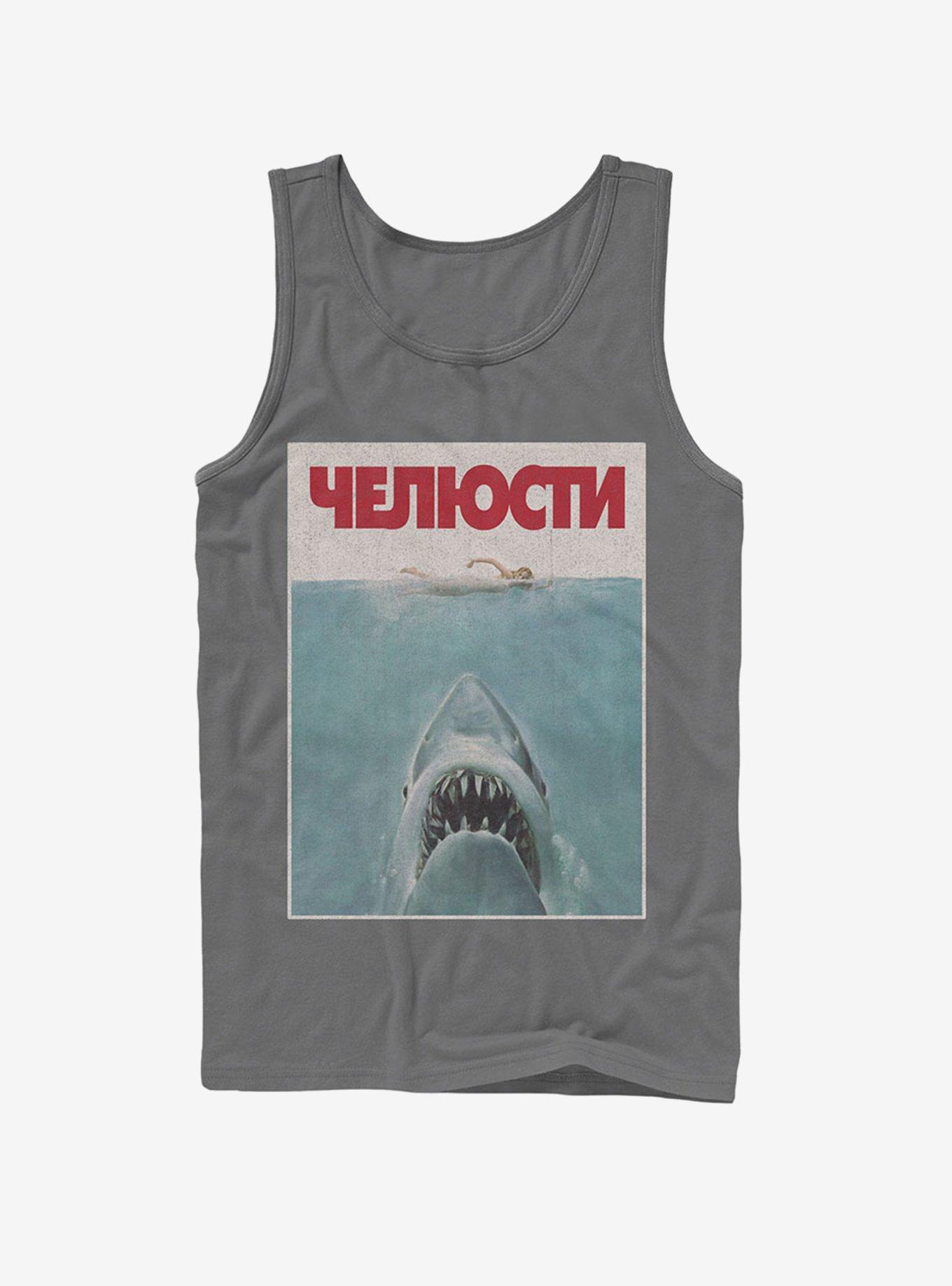 Russian Title Shark Poster Tank, , hi-res