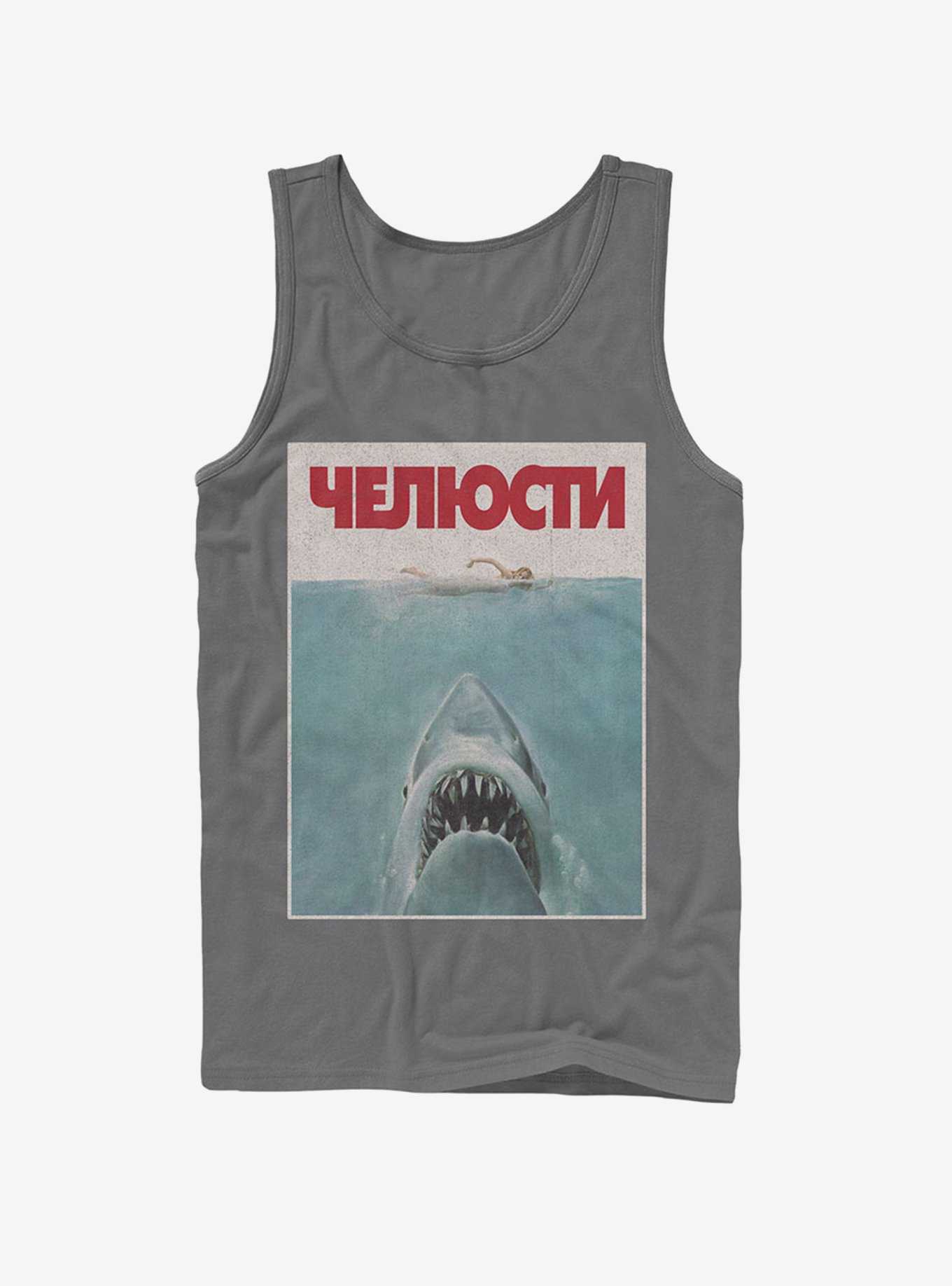 Russian Title Shark Poster Tank, , hi-res