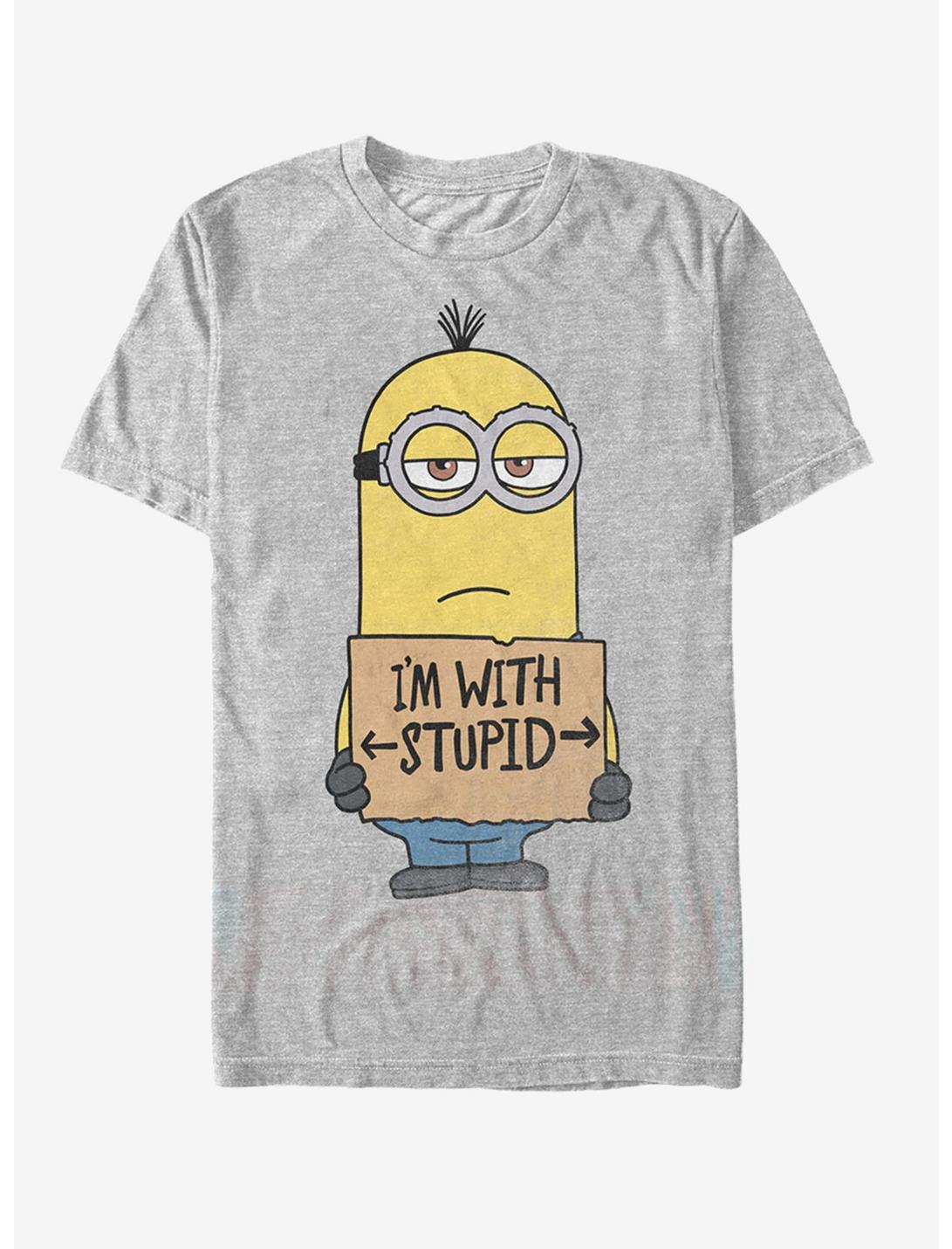 Minion With Stupid T-Shirt, ATH HTR, hi-res