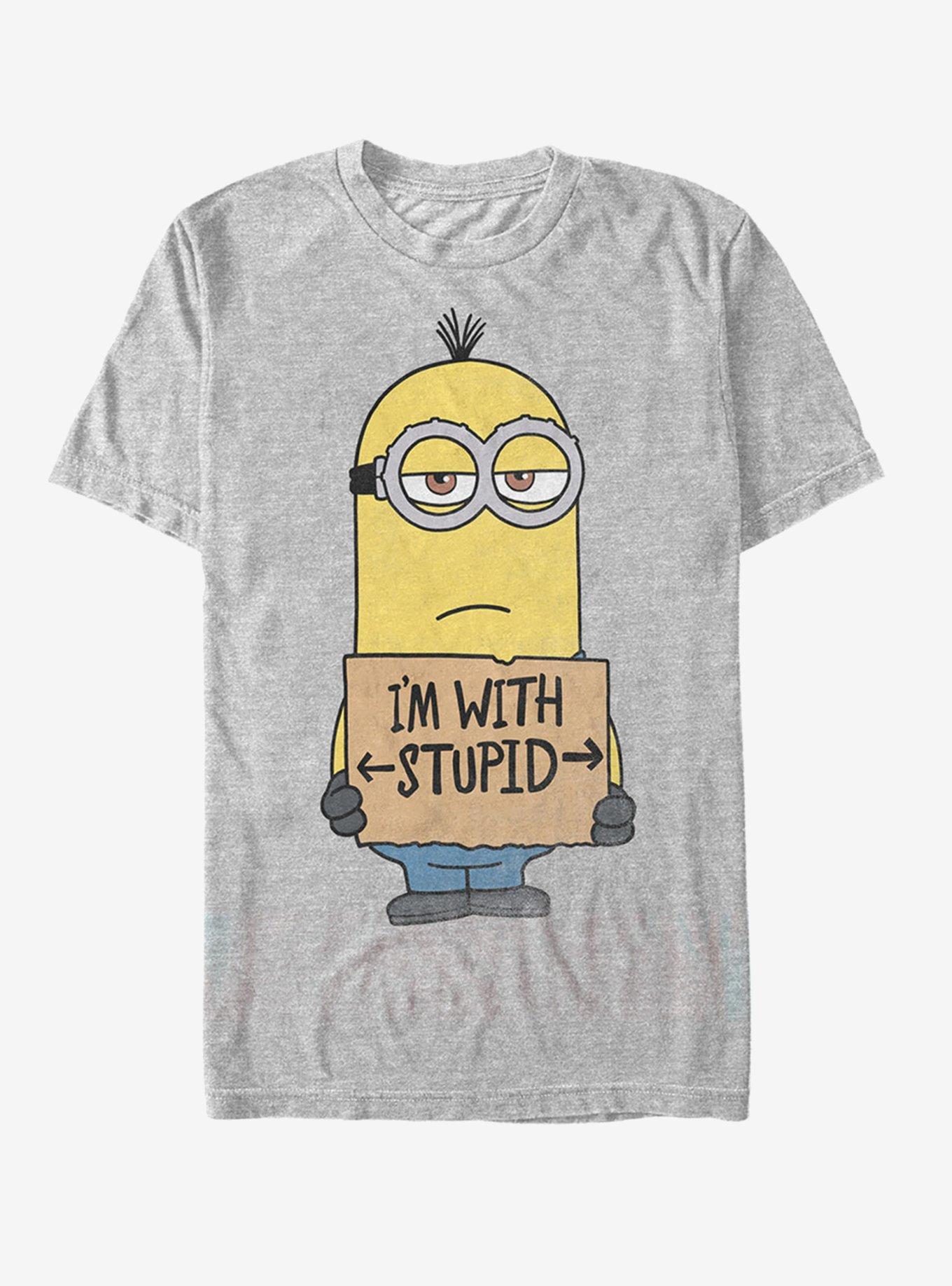 Minion With Stupid T-Shirt, , hi-res