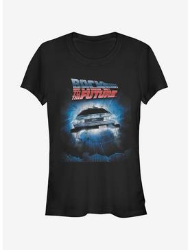 Retro DeLorean Poster Girls T-Shirt, , hi-res