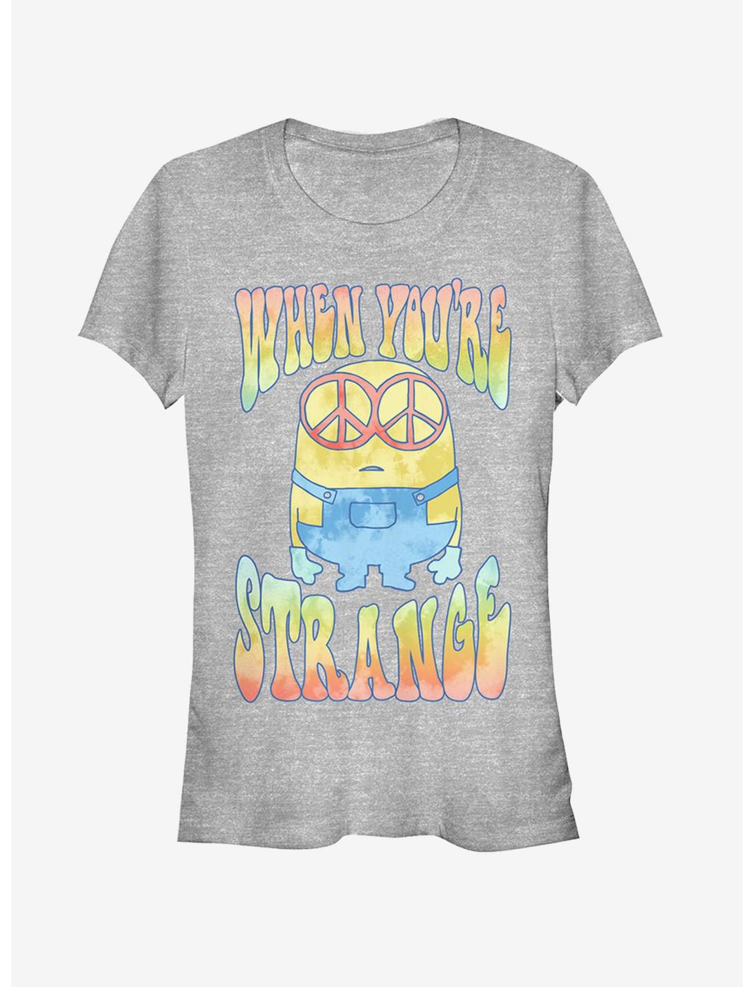 Minion Tie-Dye Strange Girls T-Shirt, ATH HTR, hi-res
