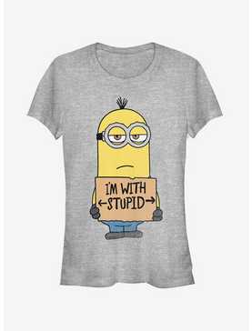Minion With Stupid Girls T-Shirt, , hi-res