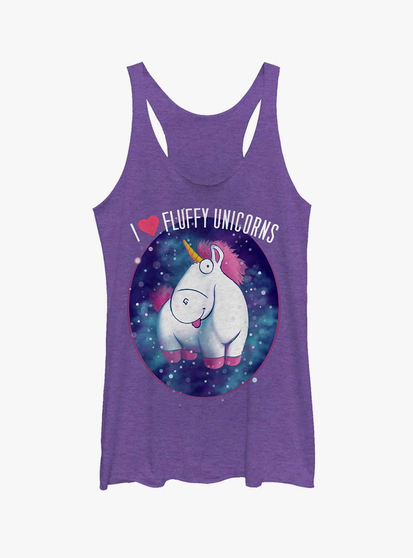 Love Fluffy Unicorns Girls Tank, , hi-res