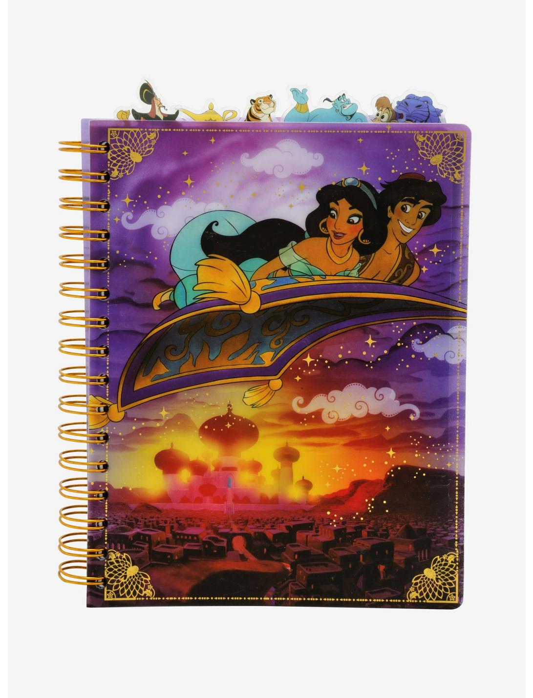 Disney Aladdin Journal with Tabs - BoxLunch Exclusive, , hi-res