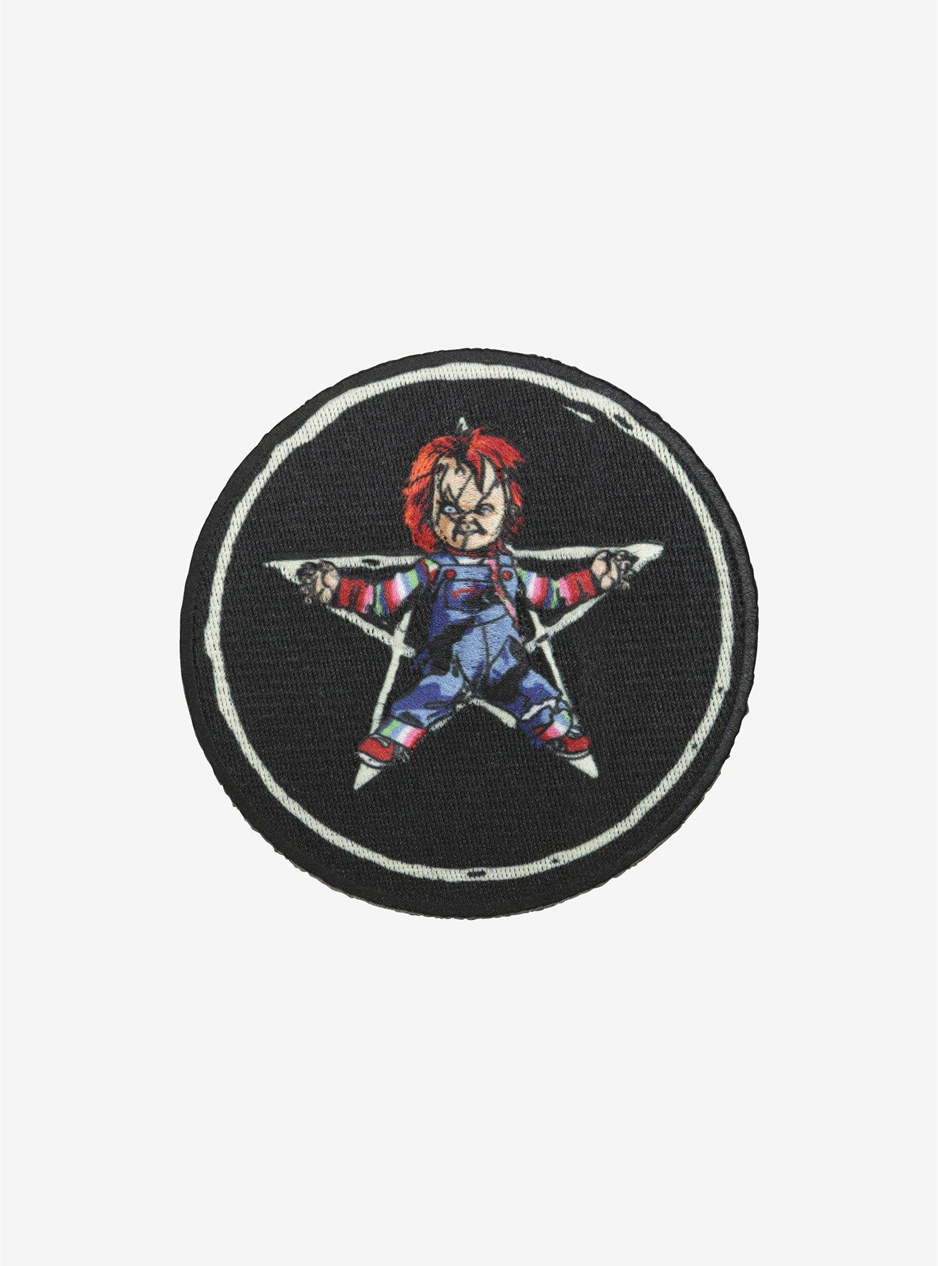 Child's Play Chucky Pentagram Patch, , hi-res