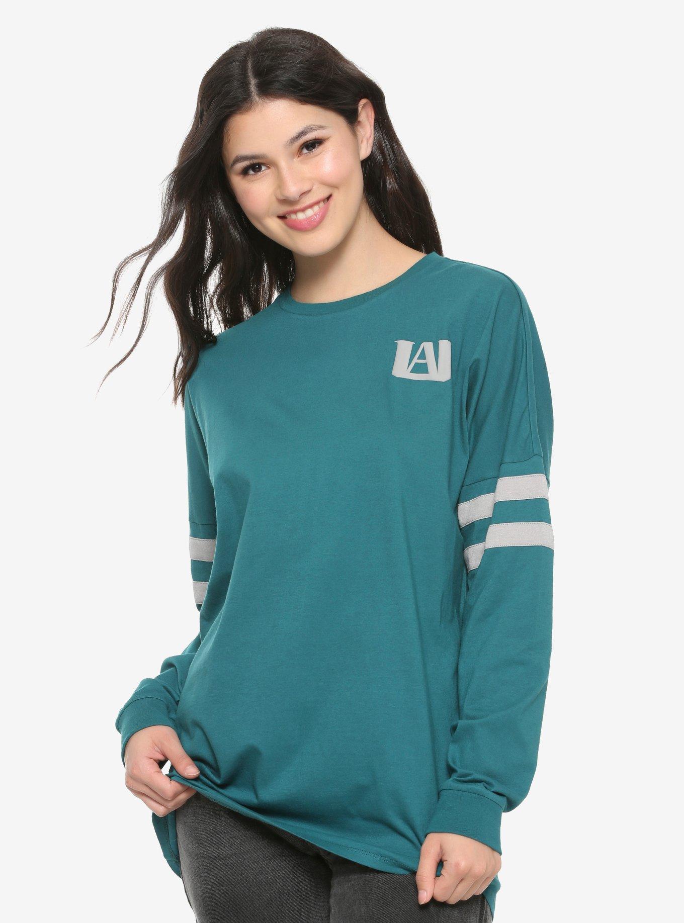 My Hero Academia U.A. High Hype Jersey - BoxLunch Exclusive, TEAL, hi-res