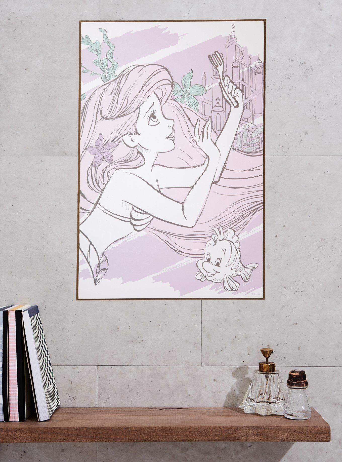 Disney The Little Mermaid Dinglehopper Wood Wall Art, , hi-res