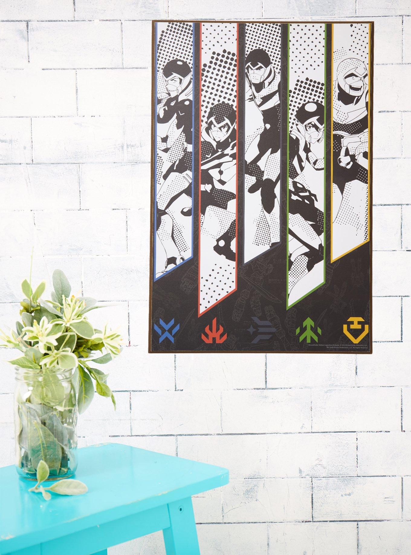 Voltron: Legendary Defender Panel Characters Wood Wall Art, , hi-res