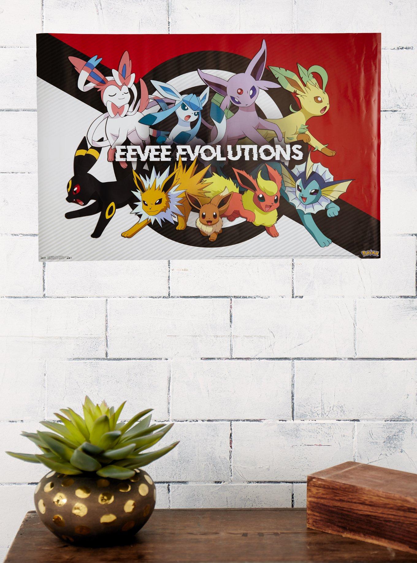 Pokemon Eevee Eeveelutions Poster, , hi-res