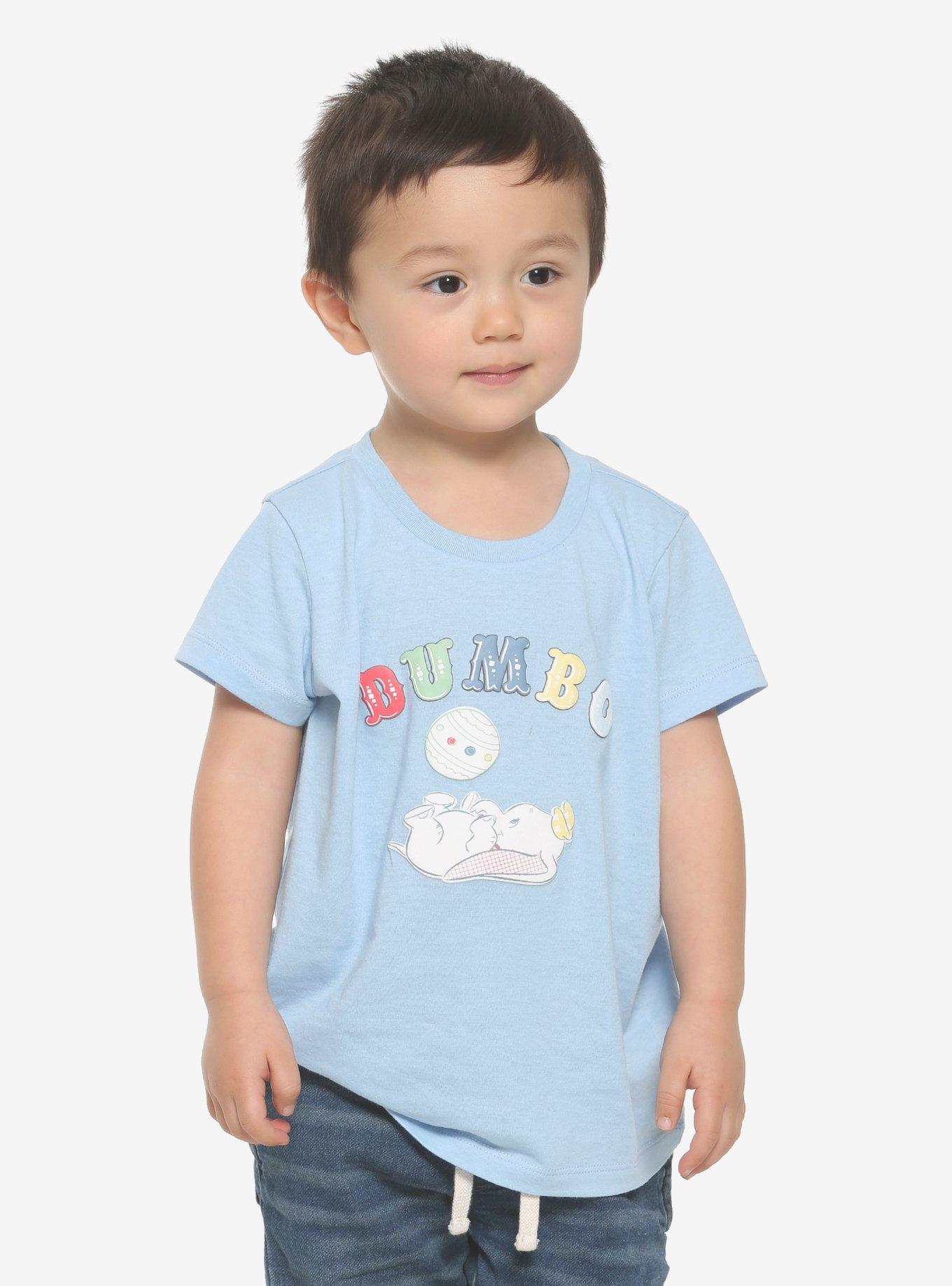 Disney Dumbo Puff Print Toddler T-Shirt - BoxLunch Exclusive, BLUE, hi-res