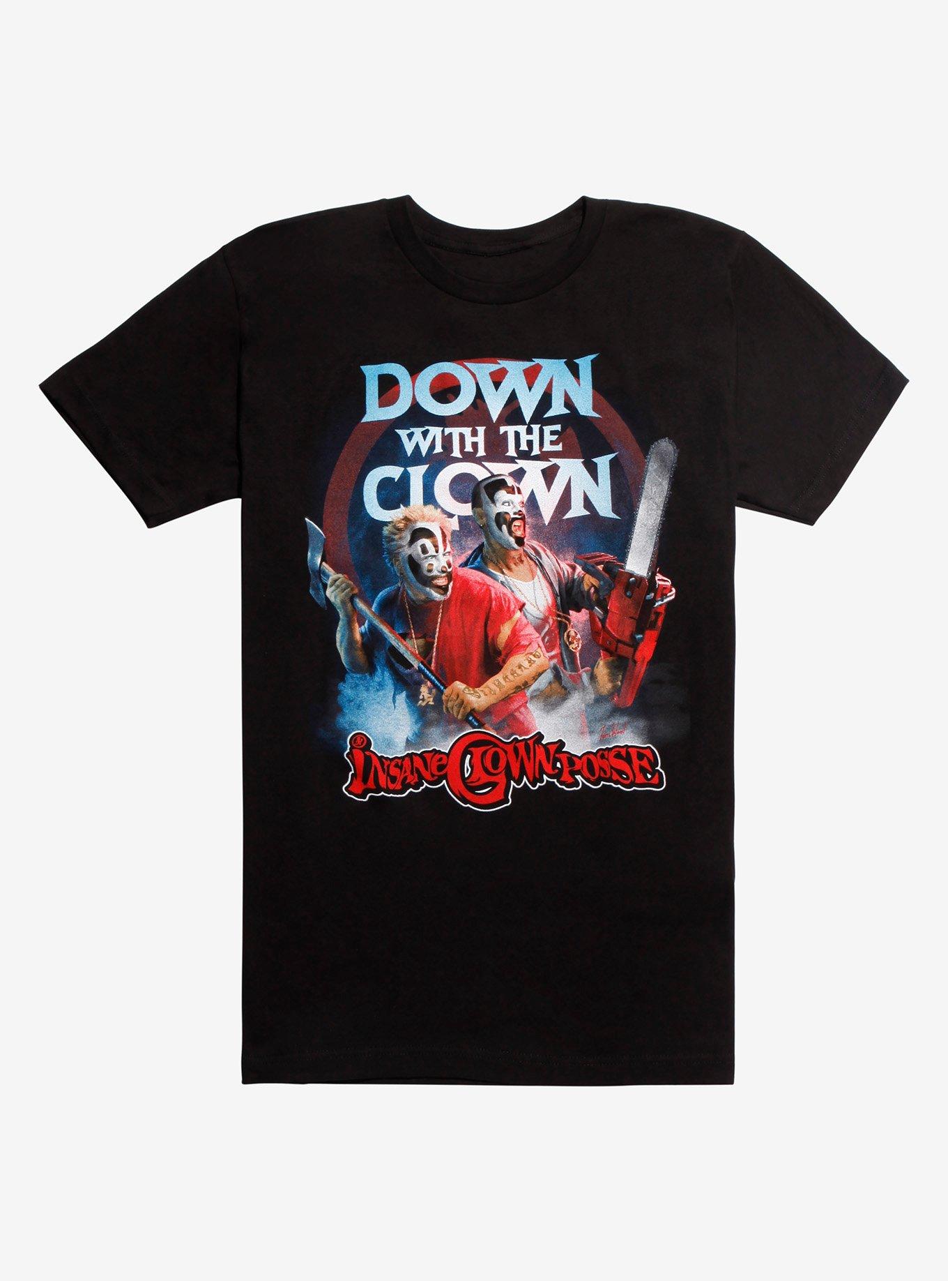 Insane Clown Posse Down With The Clown T-Shirt, BLACK, hi-res