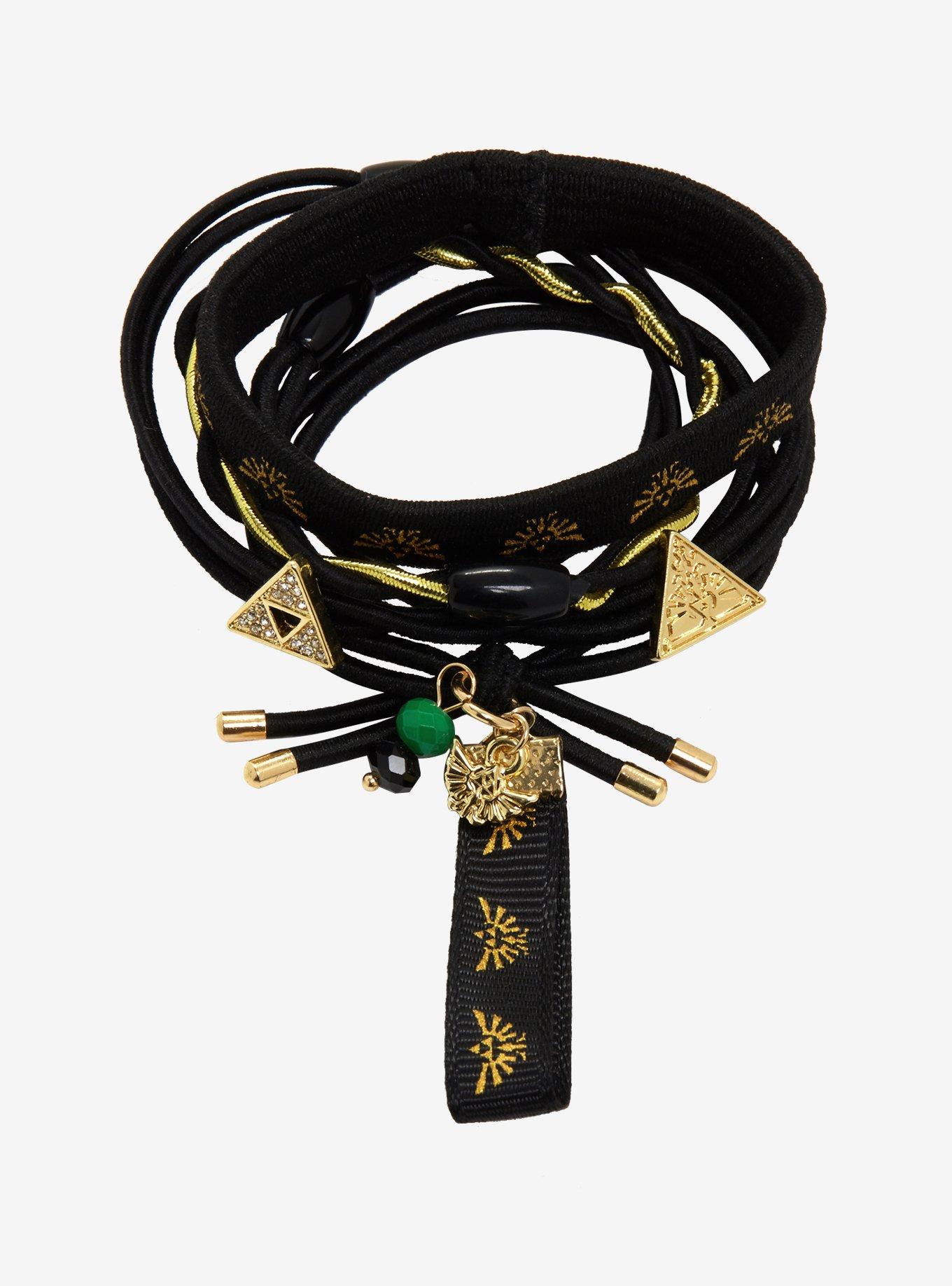 Nintendo The Legend Of Zelda Triforce Hair Tie Set, , hi-res