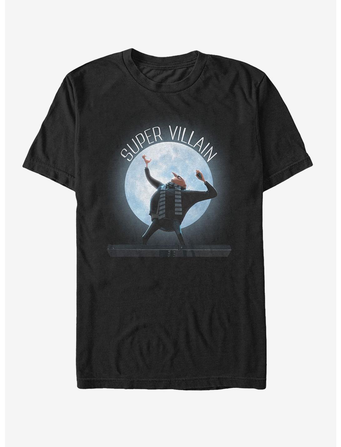 Gru Supervillain Moon T-Shirt, BLACK, hi-res