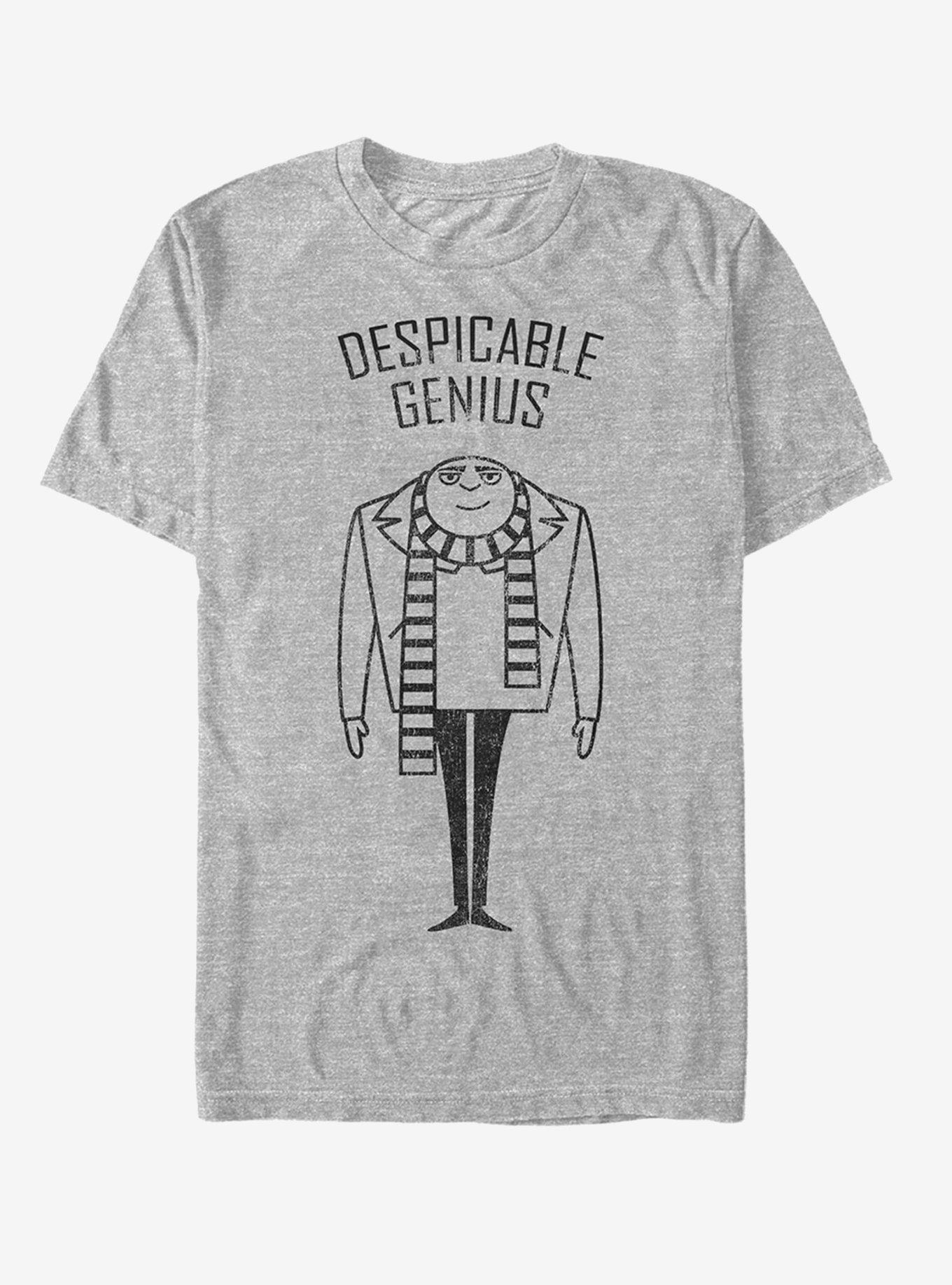 Evil Genius Gru T-Shirt, ATH HTR, hi-res