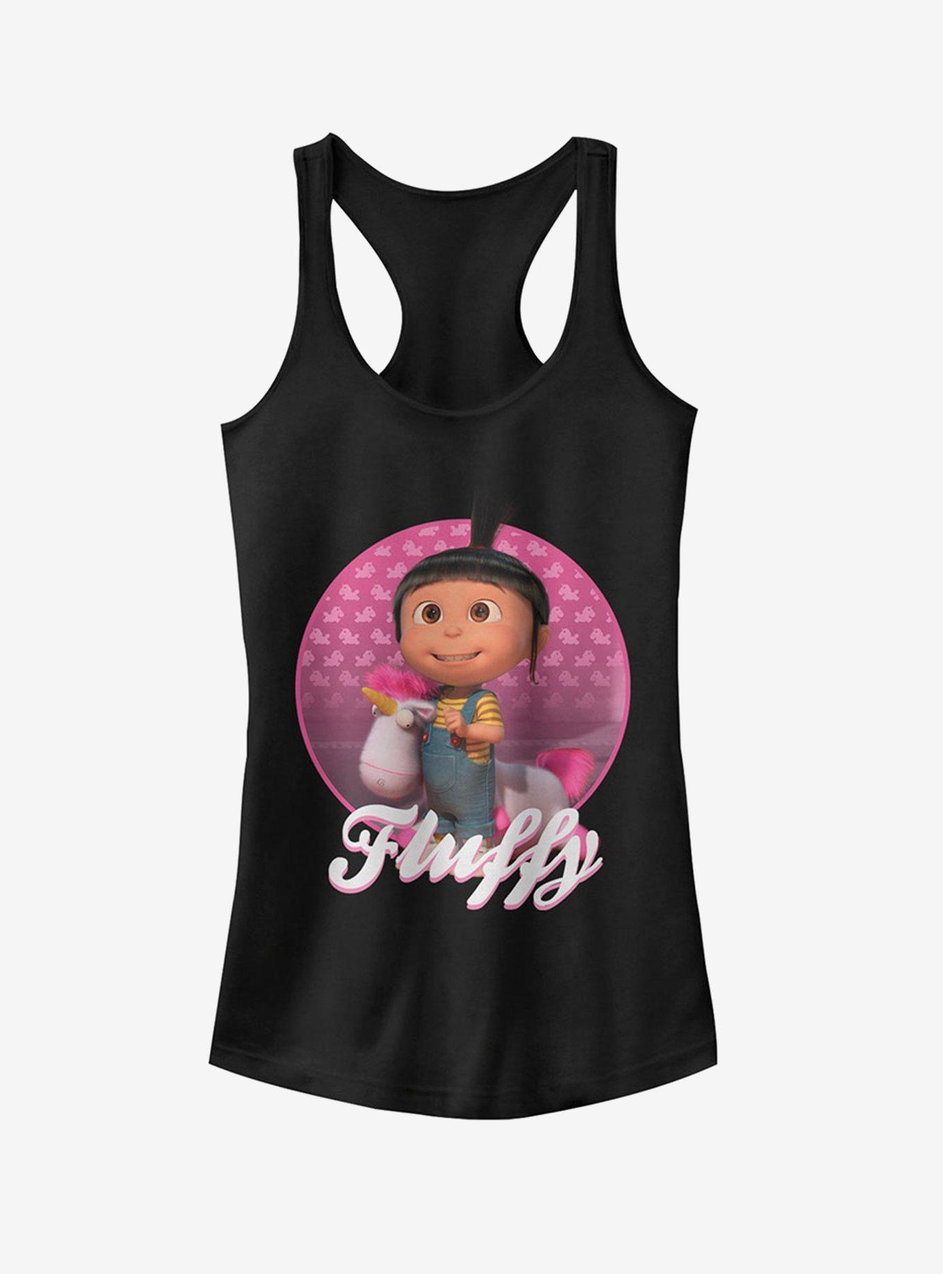 Agnes Fluffy Unicorn Girls Tank, , hi-res